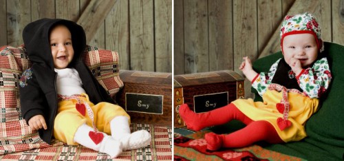 Numera klassiker här på Kurbits, men såklart att Emy Little får vara med här. Folkdräkt för bäbisar i mjuk bomull. (Foto Lillemor Kax)