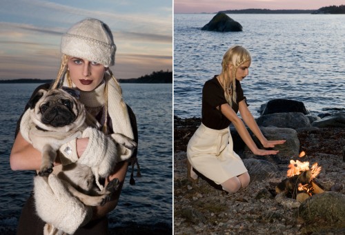 Heart of Lovikka, ett nytt märke med kläder inspirerade av Lovikkatraditionen. (Foto Jenny Groth)