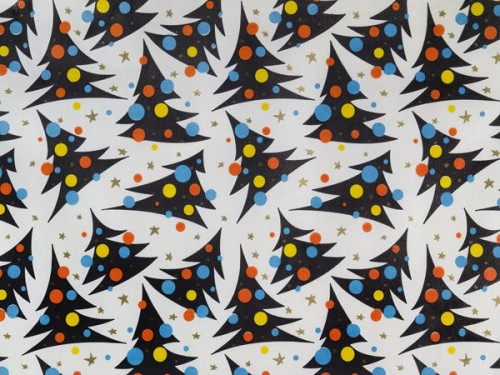 Julklappspapper från 1962. 