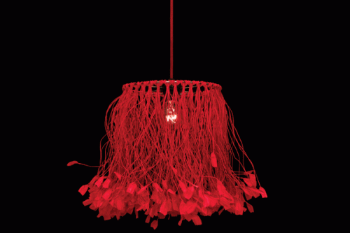 Nest, röd. Av Catarina Larsson. (Foto Catarina Larsson)