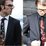 Från norska Sptzbrgn kommer dessa vackra handbroderade slipsar, hämtade från norska folkdräkter. (Foto www.sptzbrgn.no)