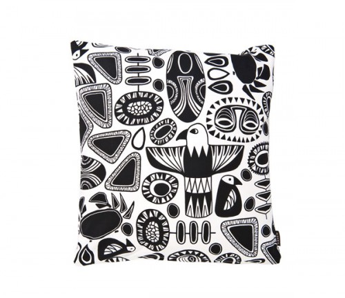 Nytt från Bantie, tyget Totem i nya färgställningar. (Foto Bantie)