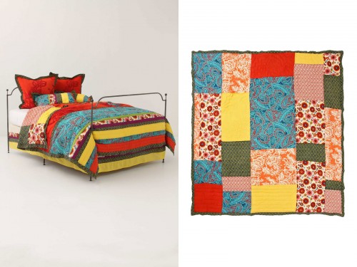 Överkast, kuddar, lakan och plädar från Anthropologie, nytt för säsongen. (Foto www.antropologie.eu)