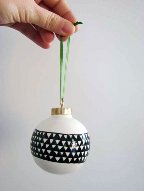 julkula Måla din egen kula! Enkelt och effektfullt! (Foto www.elleinterior.se)