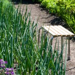 Dags för trädgårsmässa! Och för Gro Form att visa upp säsongens nya bänk. (Foto Gro Form)