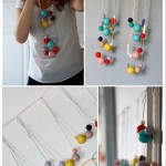 Superfina halsband av Kristina Klarin, bilderna är hämtade från hennes blogg, och jag gissar att det är henne vi ser i collaget ovan. (Foto http://kristinaklarin.blogspot.com)