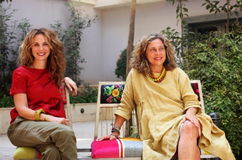 Maria Hibri och Hoda Baroudi utgör Bokja design. (Foto Bokja)