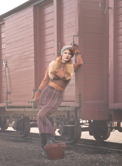 Polon Birgitta från Heart of Lovikka, som lanserar nyheter inför hösten och vintern. (Foto Heart of Lovikka)