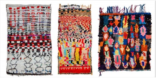 Marockanska mattor som visats i ett galleri i Milano. (Foto Galleri Cavin-Morris/Kristina Klarin)