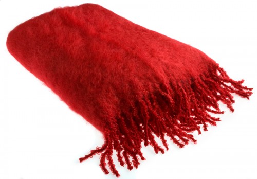 mohairfilt Och en färggrann dito. (Foto Balmuir)