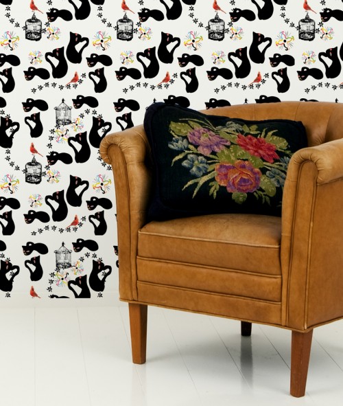 tapet Tapeten Catduo, Camilla Eltell. (Foto Camilla Eltell)