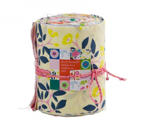 Rulle klippta bitar till ditt lapptäcke gör att du bara får fixa det roliga - sy! (Foto Rice)