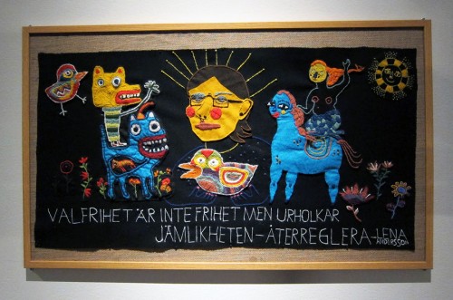 Broderiet heter Lena Andersson, av Sara Granér och Hanna Stenman. (Foto Kurbits)