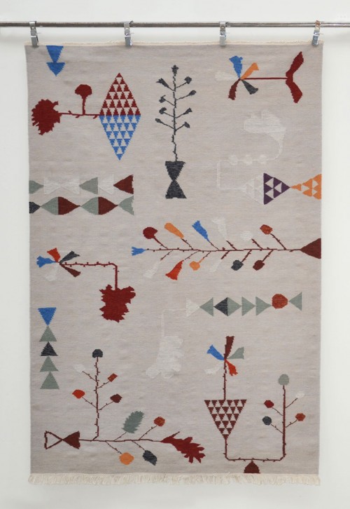 Mattan Guatemala av Lotta Olsson finns att se under dagens möte med Formex. (Foto Stockholmsmässan)