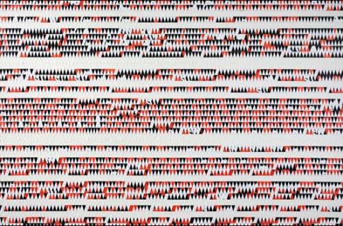 Pappersvikning på horisontell rad, av kanadensiske Jérôme Fortin. (Foto Poppytalk)