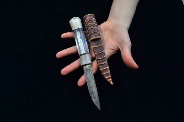 Sofia Ricklund Lidgren, hennes examensarbete heter I can´t stop thinking about women and sámi handicraft och finns på Konstfack. (Foto Sofia Ricklund Lidgren)