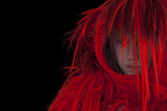 En av skolans tidigare alumnistudenter, Katja Beckman. (Foto Erik Thor)